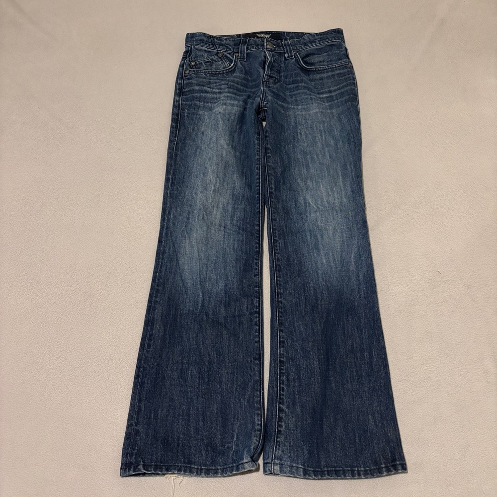 Rock & Republic Floyd Mens Bootcut Jeans Blue Denim Size 32 Grunge Y2K Western